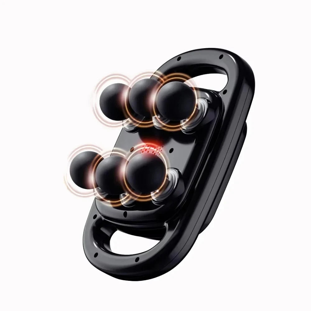 CalmSight™ 6-Head Deep Tissue Massage Gun – Percussion Therapy for Full Body Muscle Relief