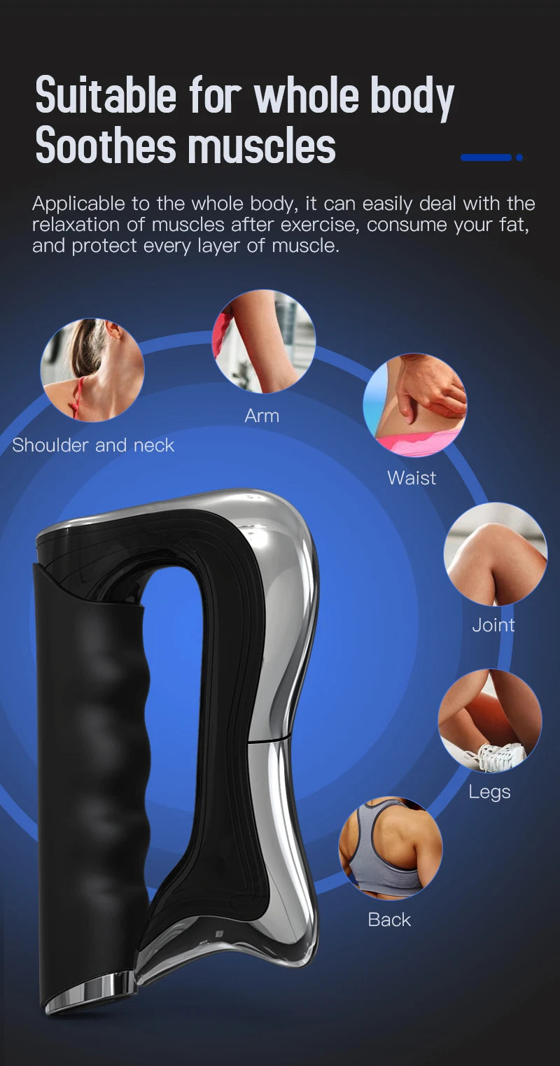 CalmSight™ Electric Fascia Massager – Hyperblade Deep Tissue NMES Therapy for Pain Relief & Recovery