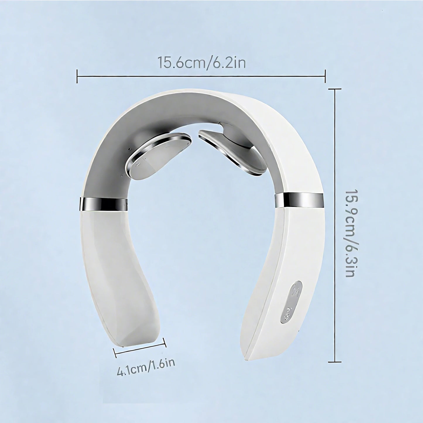 CalmSight™ Portable Neck Massager – Electric Cervical Relaxation Device with 15-Minute Auto Massage