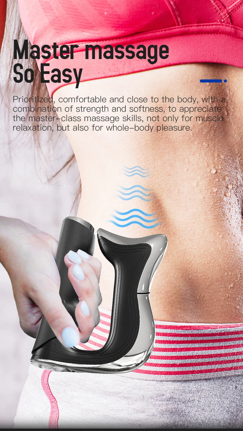 CalmSight™ Electric Fascia Massager – Hyperblade Deep Tissue NMES Therapy for Pain Relief & Recovery
