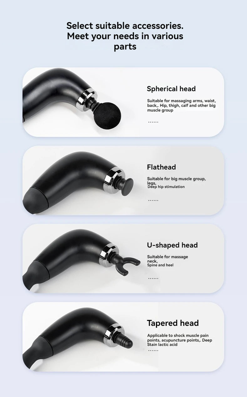 CalmSight™ Portable 9-Mode Massage Gun – Deep Tissue Relief for Neck, Shoulder, Back & Full Body