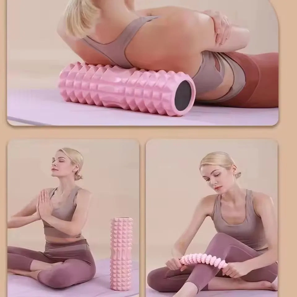 CalmSight™ High-Density Foam Roller – Deep Tissue Muscle Recovery & Yoga Massage Tool
