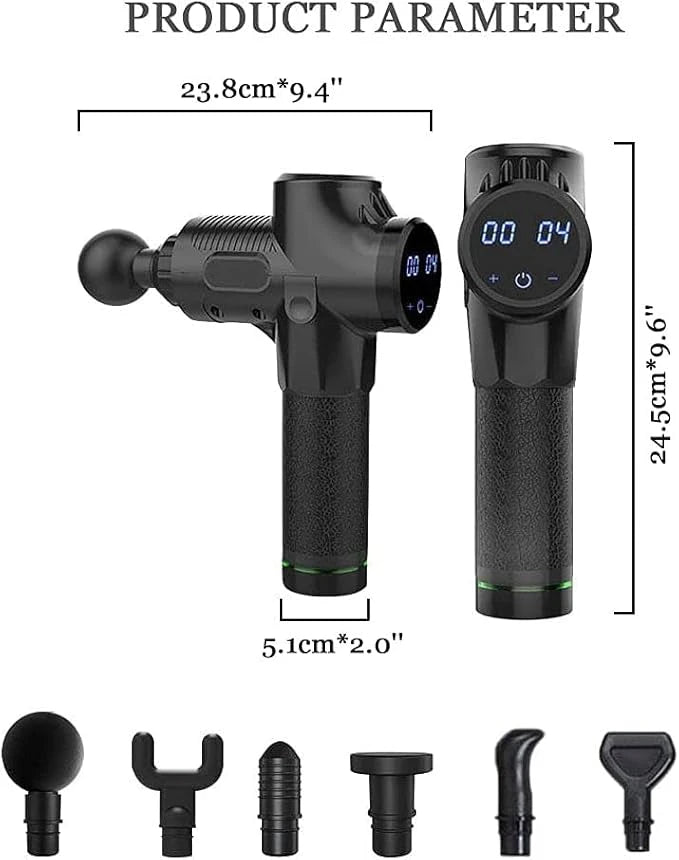 CalmSight™ Fascia Muscle Massage Gun – Electric Deep Tissue Massager