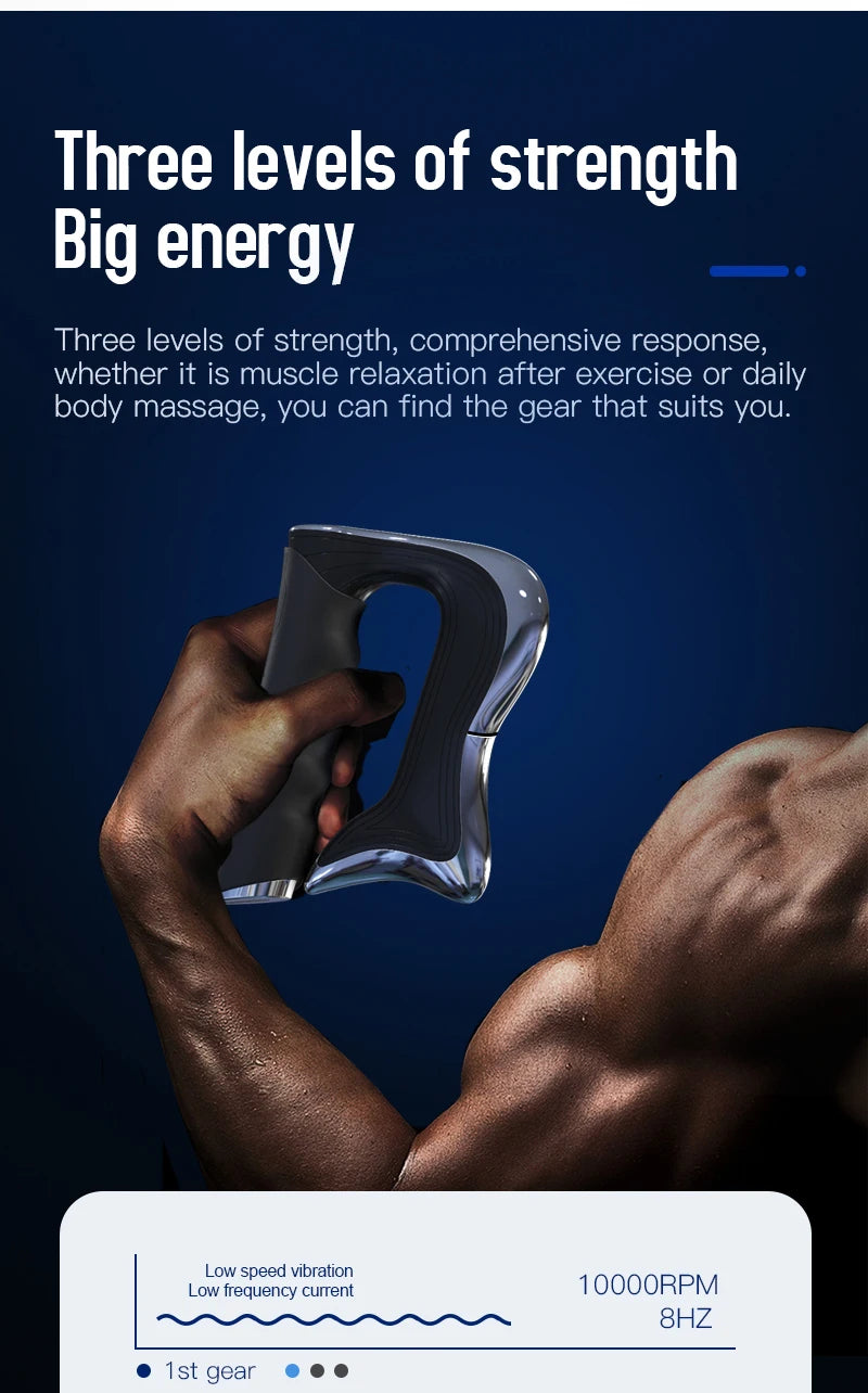 CalmSight™ Electric Fascia Massager – Hyperblade Deep Tissue NMES Therapy for Pain Relief & Recovery