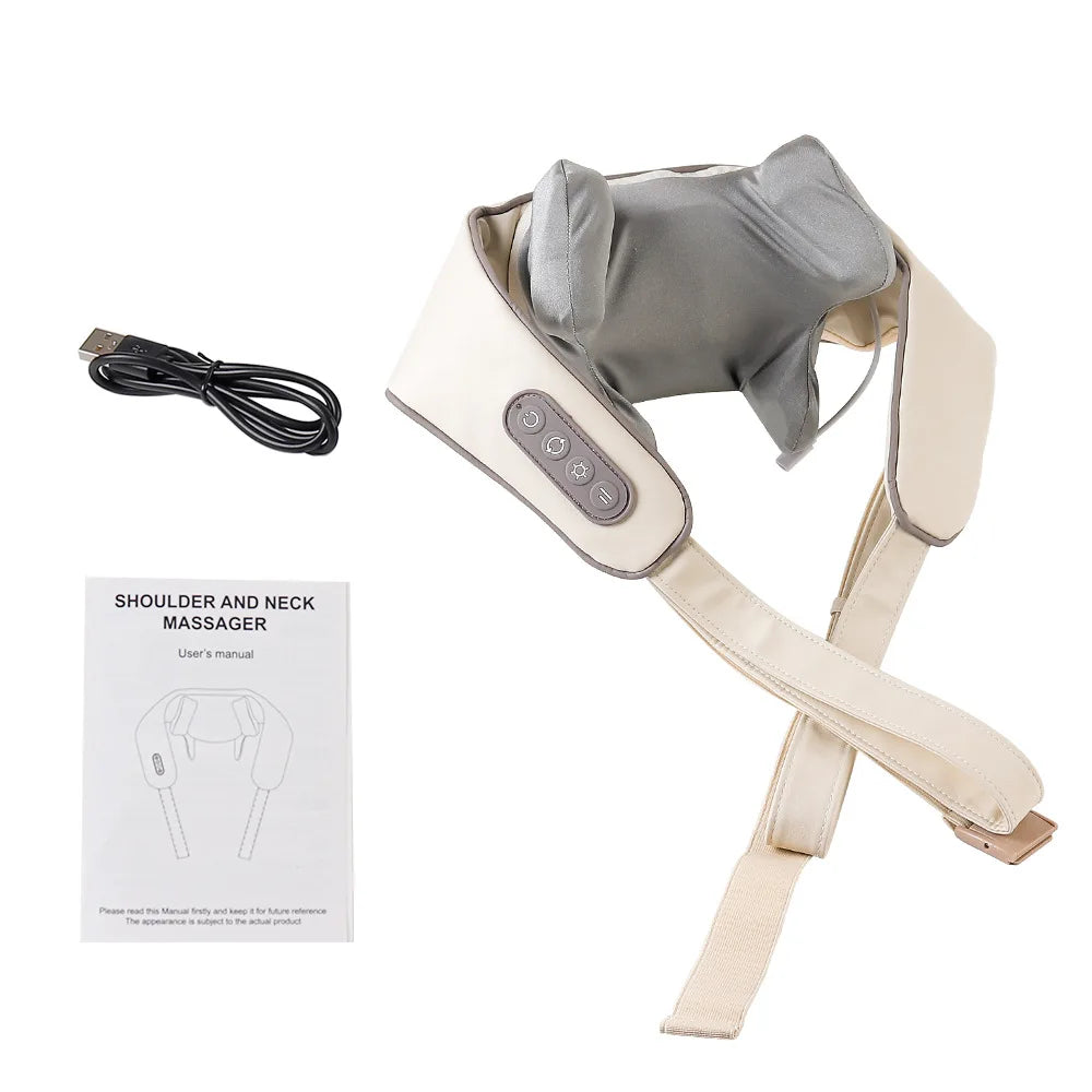CalmSight™ Neck & Shoulder Massager – Portable Heated Neck Massager with Deep Tissue Relief
