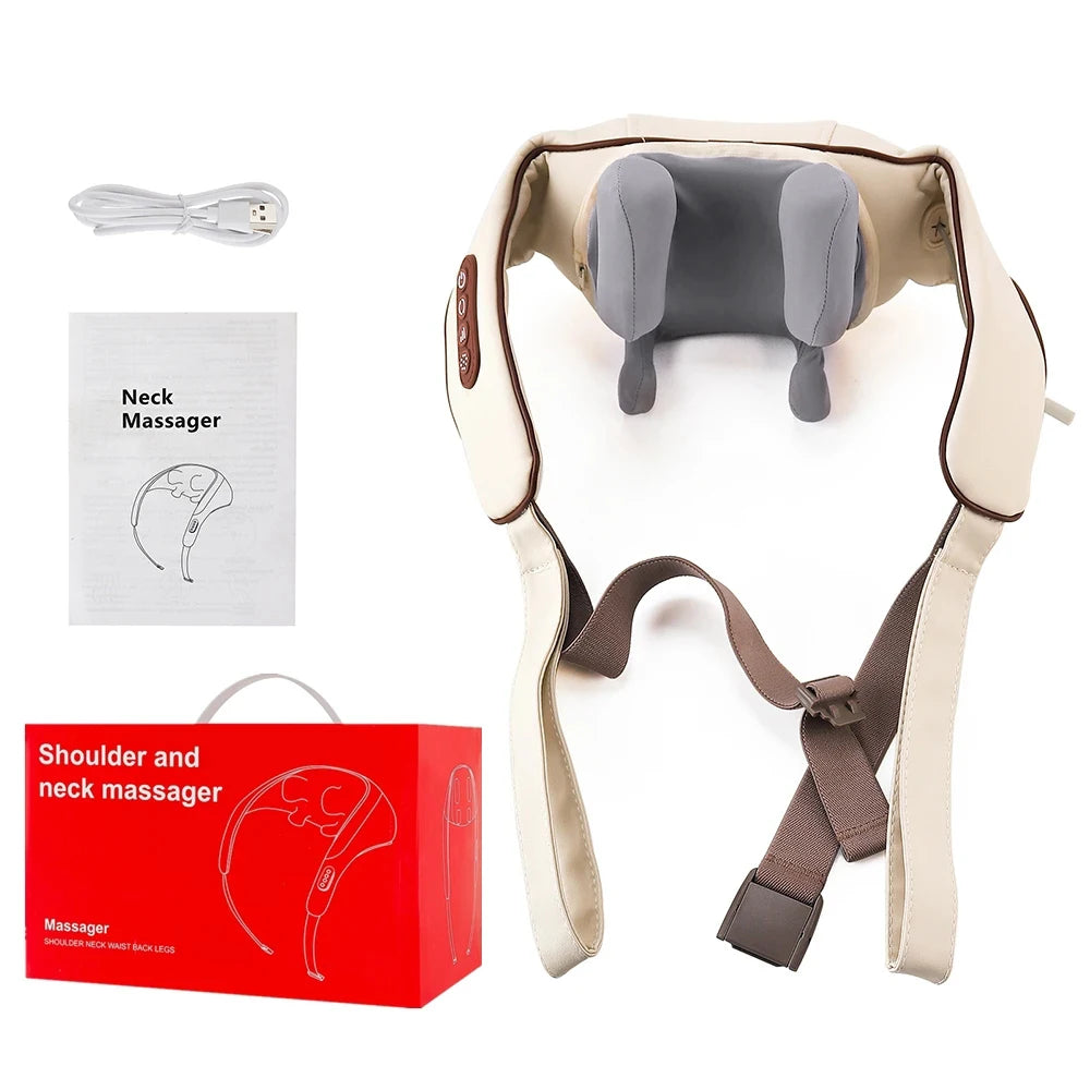 CalmSight™ Neck & Shoulder Massager – Portable Heated Neck Massager with Deep Tissue Relief