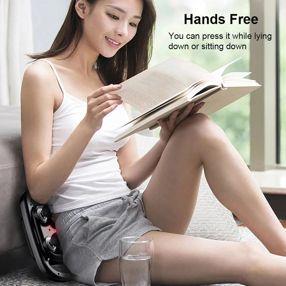 CalmSight™ 6-Head Deep Tissue Massage Gun – Percussion Therapy for Full Body Muscle Relief