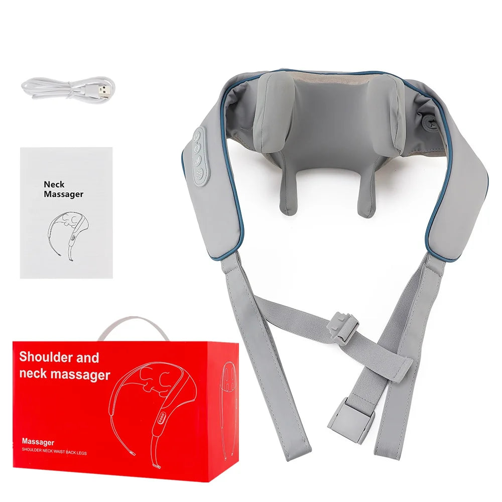 CalmSight™ Neck & Shoulder Massager – Portable Heated Neck Massager with Deep Tissue Relief