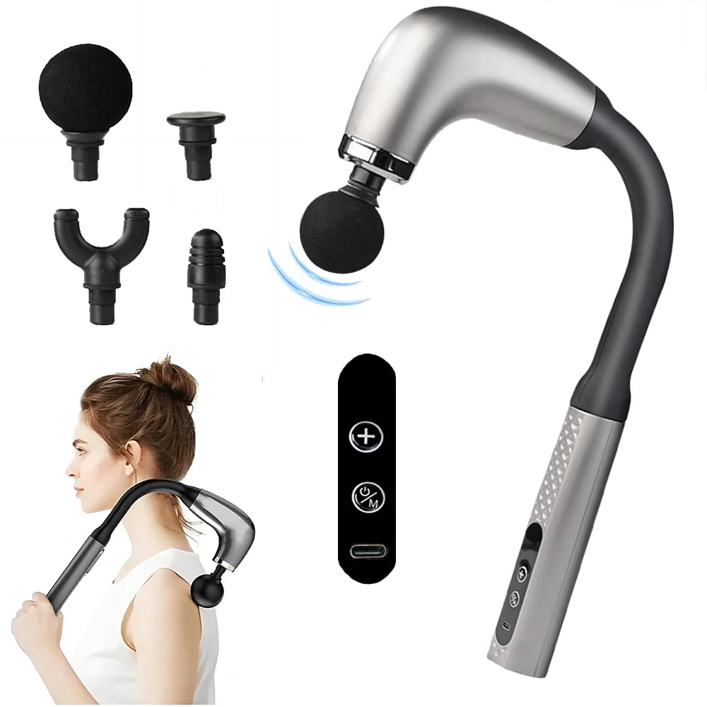 CalmSight™ Portable 9-Mode Massage Gun – Deep Tissue Relief for Neck, Shoulder, Back & Full Body