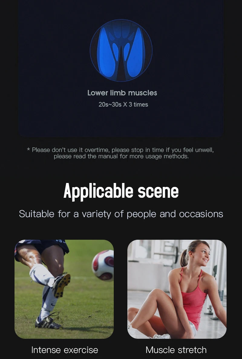 CalmSight™ Electric Fascia Massager – Hyperblade Deep Tissue NMES Therapy for Pain Relief & Recovery
