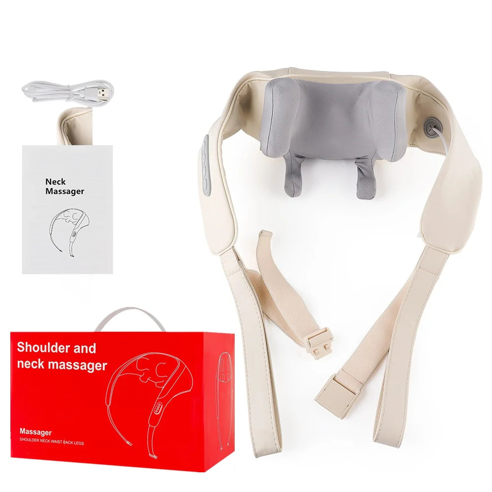 CalmSight™ Neck & Shoulder Massager – Portable Heated Neck Massager with Deep Tissue Relief