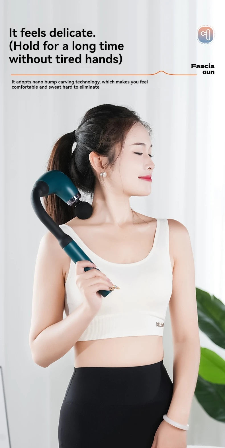 CalmSight™ Portable 9-Mode Massage Gun – Deep Tissue Relief for Neck, Shoulder, Back & Full Body