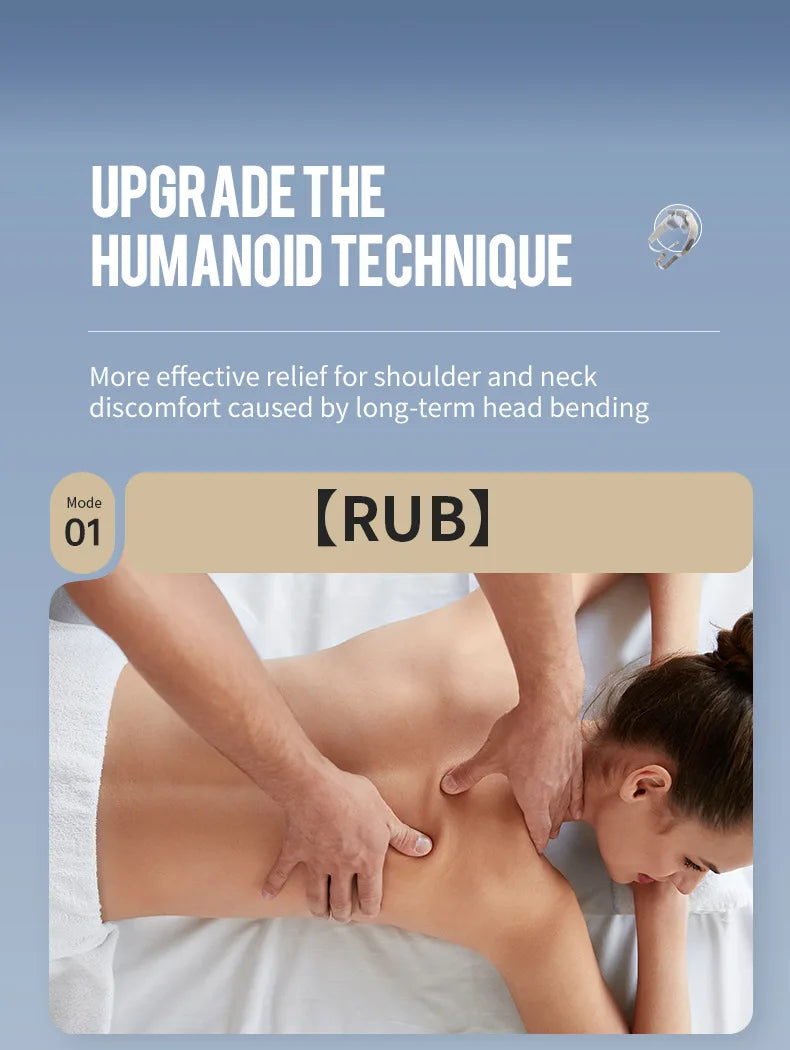 CalmSight™ Neck & Shoulder Massager – Portable Heated Neck Massager with Deep Tissue Relief