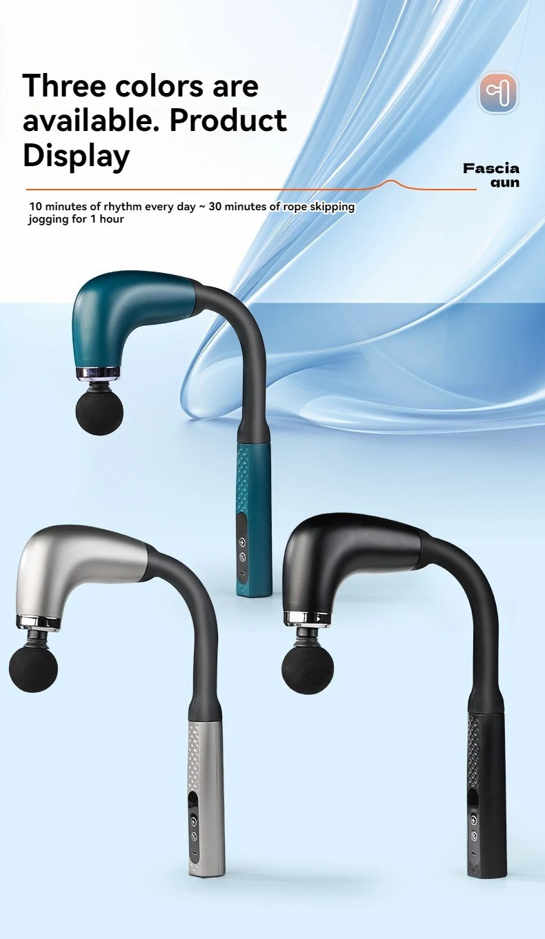 CalmSight™ Portable 9-Mode Massage Gun – Deep Tissue Relief for Neck, Shoulder, Back & Full Body