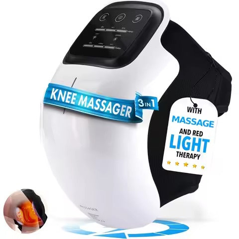 CalmSight™ Heated Knee Massager with Vibration – Cordless Pain Relief & Recovery Device